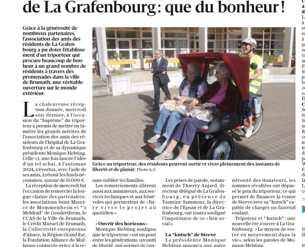 Inauguration du Triporteur